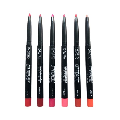 INGRID Long Lasting Colour Lip Pencil - No. 15 LIGHT NUDE - Image 3