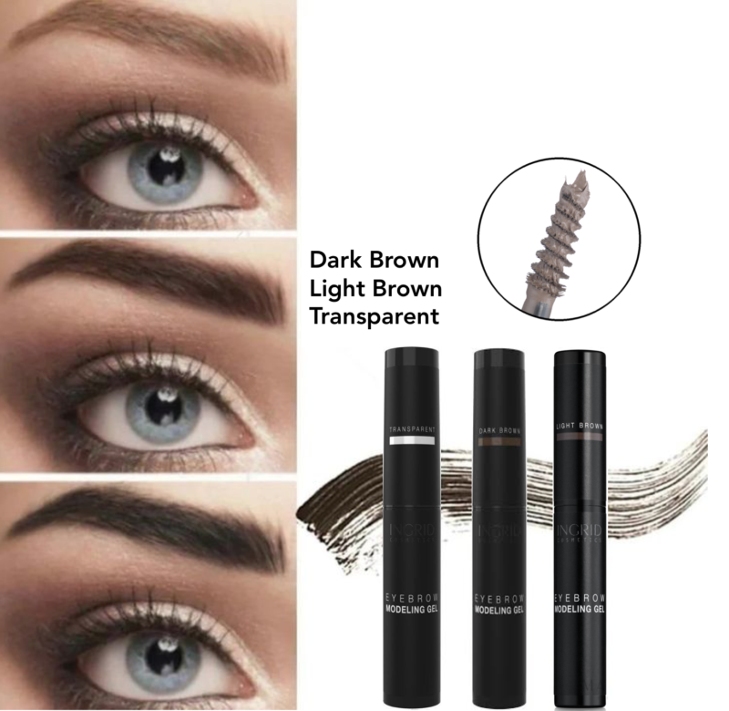INGRID Eyebrow Modeling Gel - No. 03 DARK BROWN - Image 2