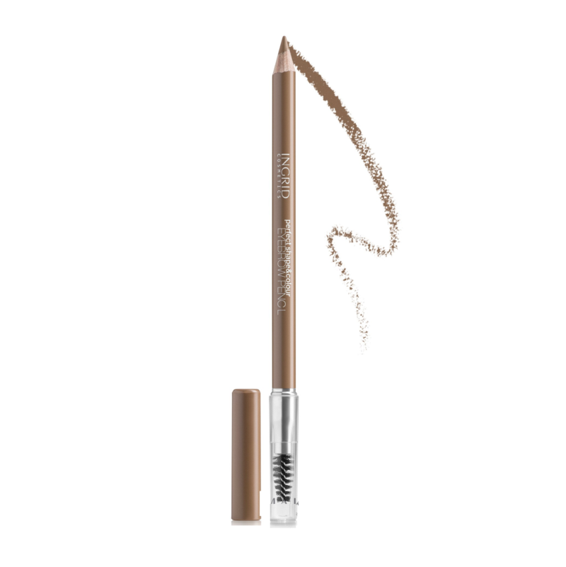 INGRID Perfect Shape & Colour Eyebrow Pencil - No. 101 LIGHT BROWN - Image 2