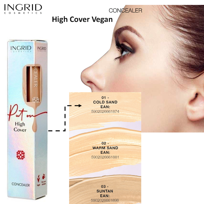 INGRID Vegan Concealer – No. 01 Cold Sand