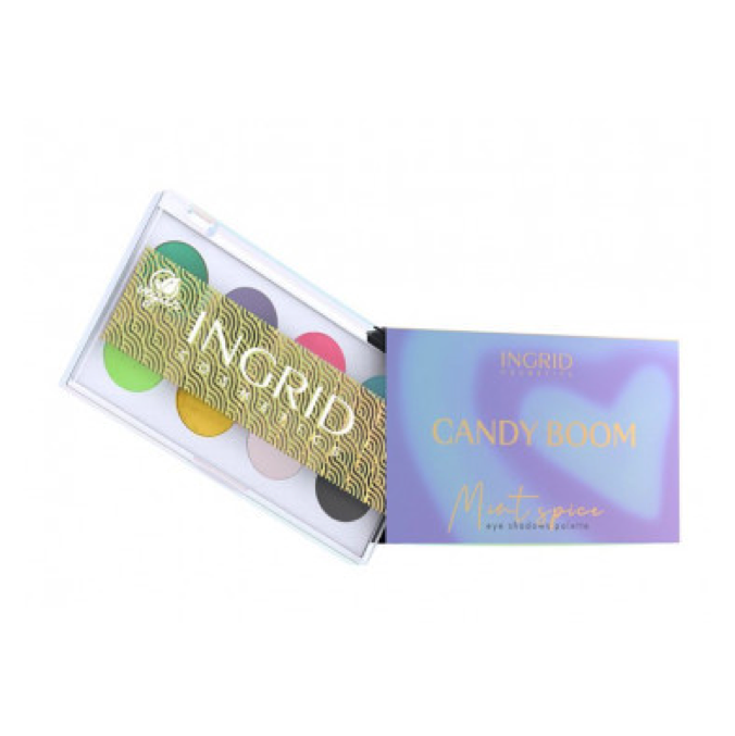 INGRID Eyeshadow Palette CANDY BOOM Collection – Mint Spice